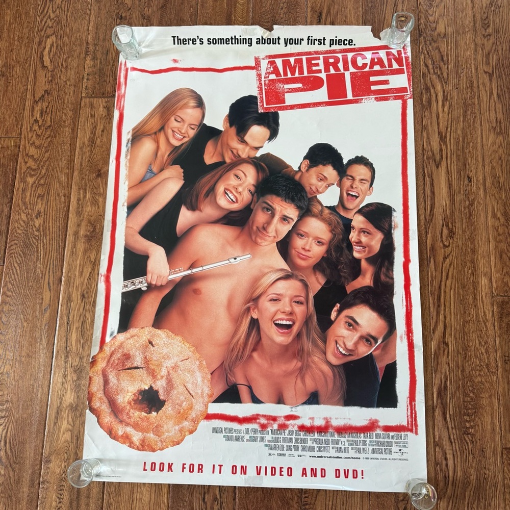 🎬 Original Theatrical Movie Poster – American Pie 🎬